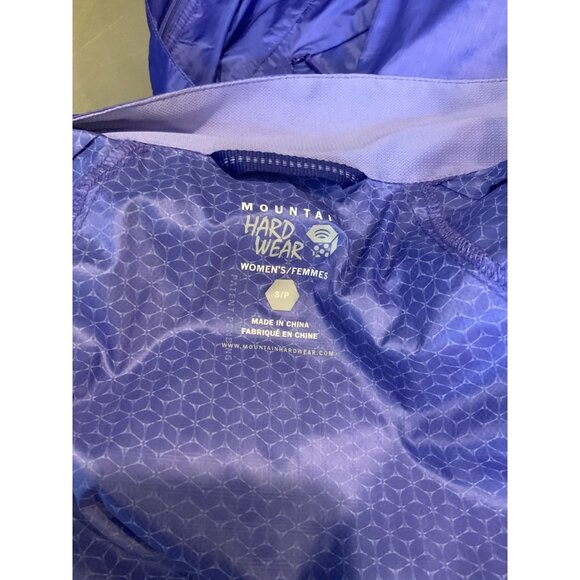 Mountain Hardwear Dark Purple Thin Zip-Up Windbreak Jacket, Size S - Picture 5 of 5